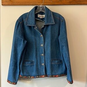 The Last Best Place - large, cotton denim jacket
